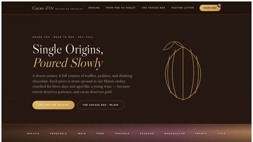 Cacao d'Or template preview