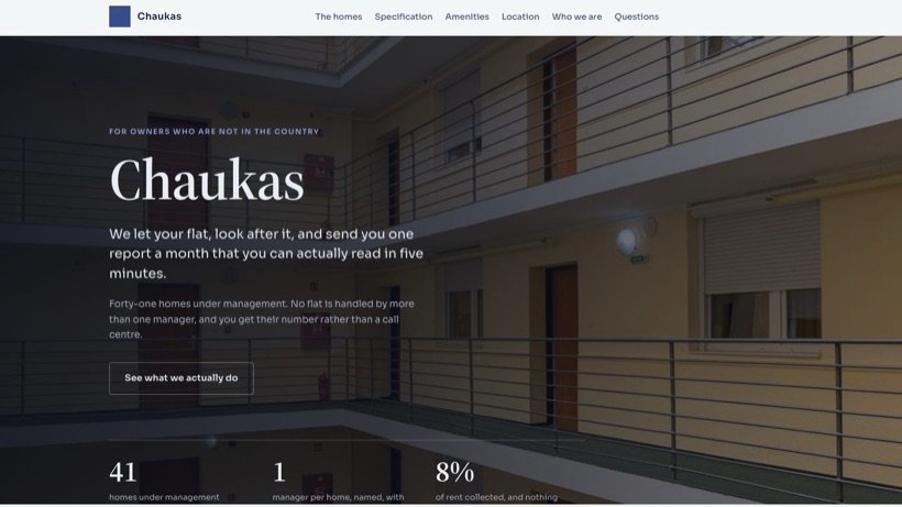 Chaukas template preview