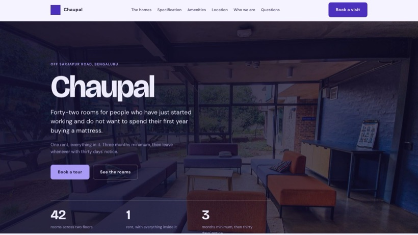 Chaupal template preview