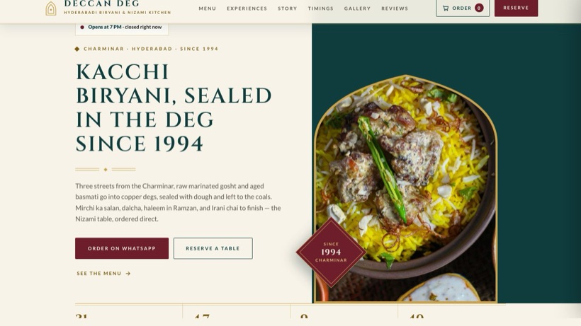 Deccan Deg template preview