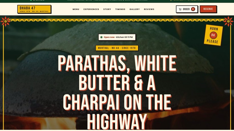 Dhaba 47 template preview