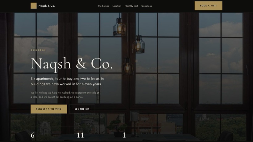Naqsh & Co. template preview