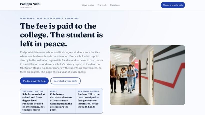 Padippu Nidhi template preview