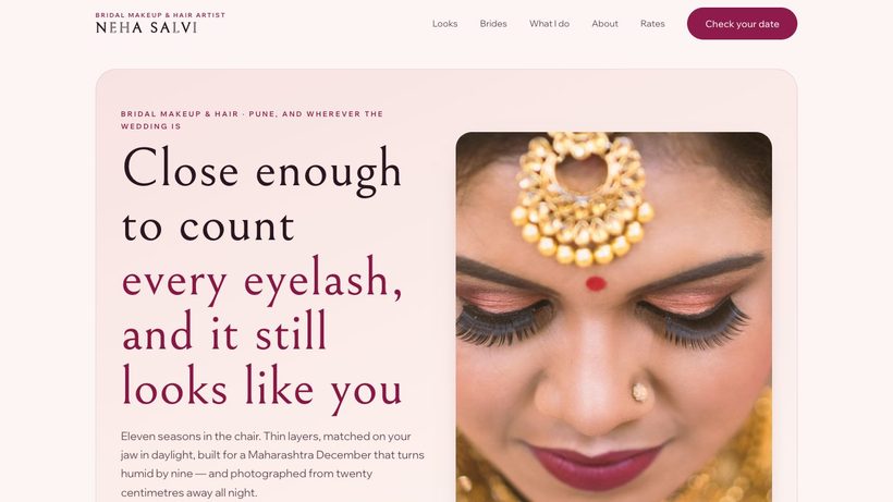NEHA SALVI template preview
