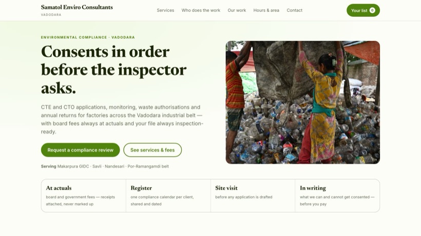 Samatol Enviro Consultants template preview