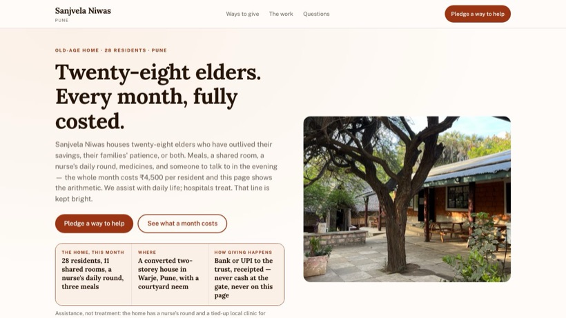 Sanjvela Niwas template preview
