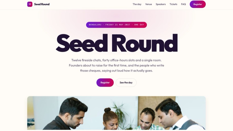 Seed Round template preview